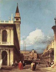 La Piazzetta, regardant vers la tour de l